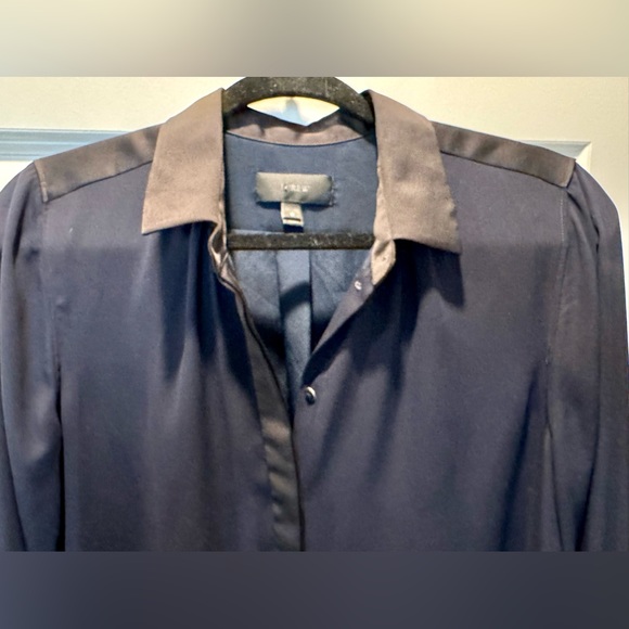 JCREW BLACK LABEL Colorblock Shirt Dress - Picture 2 of 9